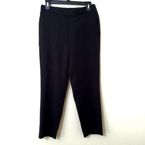 Old Navy Black Mid Rise Cropped  Pull On Pants Women's Size 4